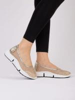 Женские слипоны Layki с металлической сеткой Турция