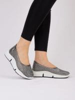Женские слипоны Layki с металлической сеткой Турция